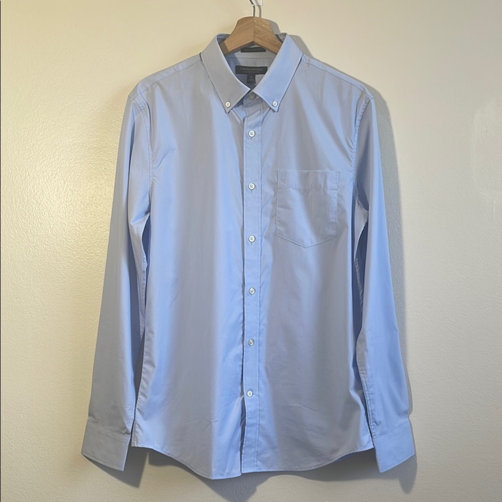 Banana Republic Slim Flex Fit Dress Shirt Medium
